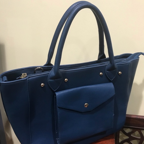 Dark teal handbag - Picture 1 of 7